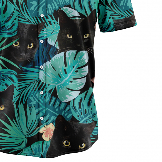 Black Cat Tropical T3006 Hawaiian Shirt
