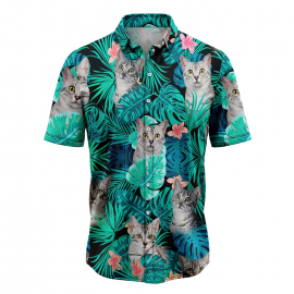 Custom Photo Cat Tropical T0207 Hawaiian Shirt