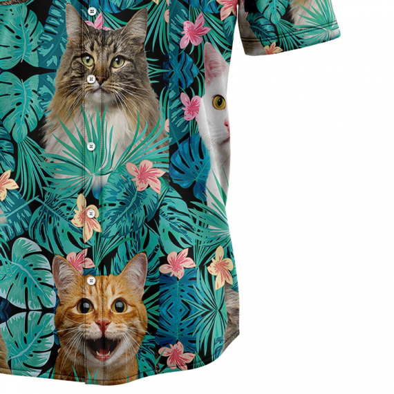 Cat Tropical T0307 Hawaiian Shirt
