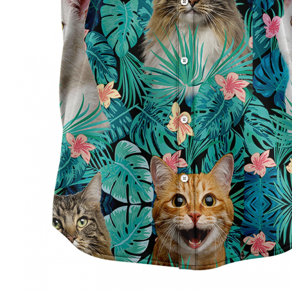 Cat Tropical T0307 Hawaiian Shirt