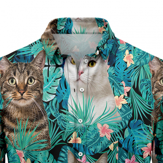 Cat Tropical T0307 Hawaiian Shirt