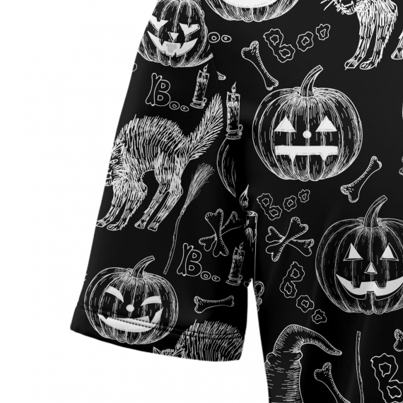 Halloween Black Cat H147011 Hawaiian Shirt