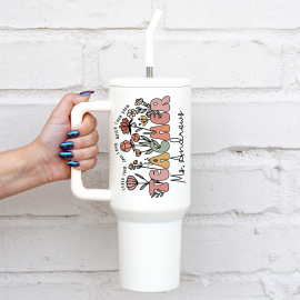 Teacher Appreciation Gift Bulk Personalized Teacher 40oz Tumbler Teacher Gift Teacher Week Back to School Gift Thank You Gift Teacher